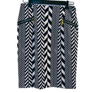 Michael Michael Kors Women's Chevron Skirt Size 4